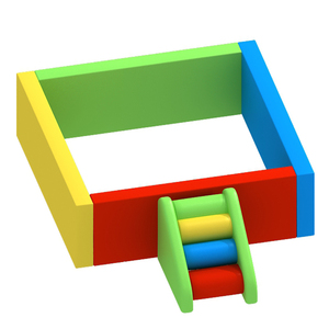 Équipement de fosse à balles de jeu souple <span class=keywords><strong>rectangulaire</strong></span> personnalisé terrain de jeu intérieur location de fête <span class=keywords><strong>piscine</strong></span> à balles souples avec toboggan - Product Image 5