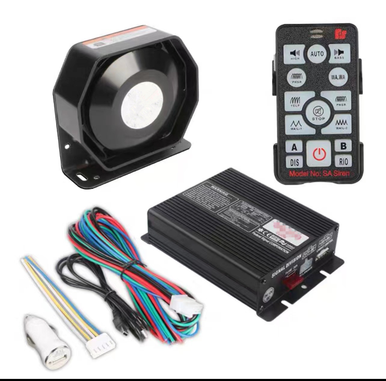 Siren Car Car High-power Horn Wireless Shouting Remote Control