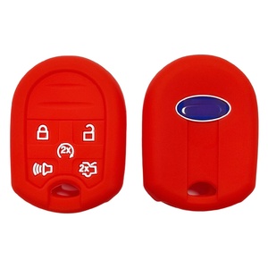 Vente en gros de housses de protection <span class=keywords><strong>pour</strong></span> clés en silicone souple à 5 boutons <span class=keywords><strong>pour</strong></span> Ford F-150 Raptor Edge Mustang Explorer Kuga - Product Image 3