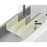 Guide inférieur pour porte de douche coulissante, compatible avec les verres jusqu'à 7/16 pouces d'épaisseur – Meilleure vente
