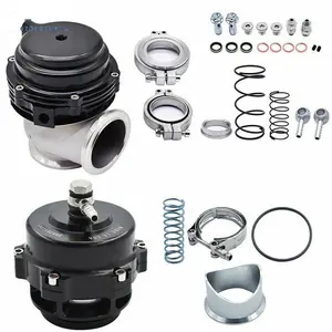 For Tial 44mm MVR External Wastegate w/ V-Band Flange+50mm BOV Combo Turbo Blow Off Valve Water Cooled External