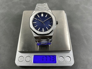 Reloj Mecánico de Buceo de Lujo, Super Calidad, Resistente al Agua, 41 mm, Fábrica DDF, Movimiento 4302, 15510, Peso 178 g, Color Azul Hielo - Product Image 4