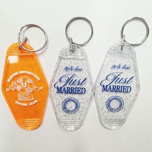 Llaveros Personalizados al por Mayor para Hoteles, Llaveros de Plástico en Blanco para Sublimación con Impresión UV, Llaveros Personalizados para Habitaciones de Motel - Product Image 3