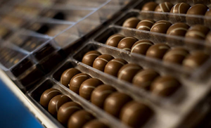 Shanghai nouvelle machine de fabrication de chocolat multivitamines moules de remplissage de lait fondre dans la bouche noix ingrédients de fruits pour bonbons PLC - Product Image 3