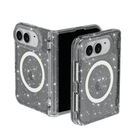 Étui de protection antichoc brillant pour iPhone Duo, coque de téléphone magnétique en PC rigide brillant compatible avec iPhone Duo