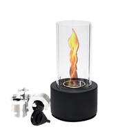Lampe de cheminée à alcool à flamme réelle rotative, style classique, en métal, pour chauffage, ambiance intérieure, foyer de table transfrontalier