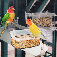 Mangeoire automatique pour oiseaux, anti-éclaboussures, anti-déversement, multi-compartiments, en plastique, pour usage intérieur/extérieur, pour perroquets et pigeons, vente en gros d'usine