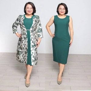 Conjuntos de Dos Piezas de Moda Otoño 2021, Cuello Redondo, Tallas Grandes, Trajes de Vestir para Mujer Estilo Turco - Product Image 3