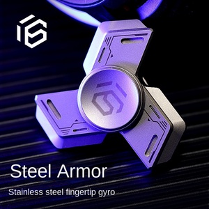 Giroscopio de Acero Inoxidable Portátil, Juguete de Giroscopio de Acero Blindado, Artefacto Metálico EDC, Fidget Spinner para Niños y Niñas - Product Image 2