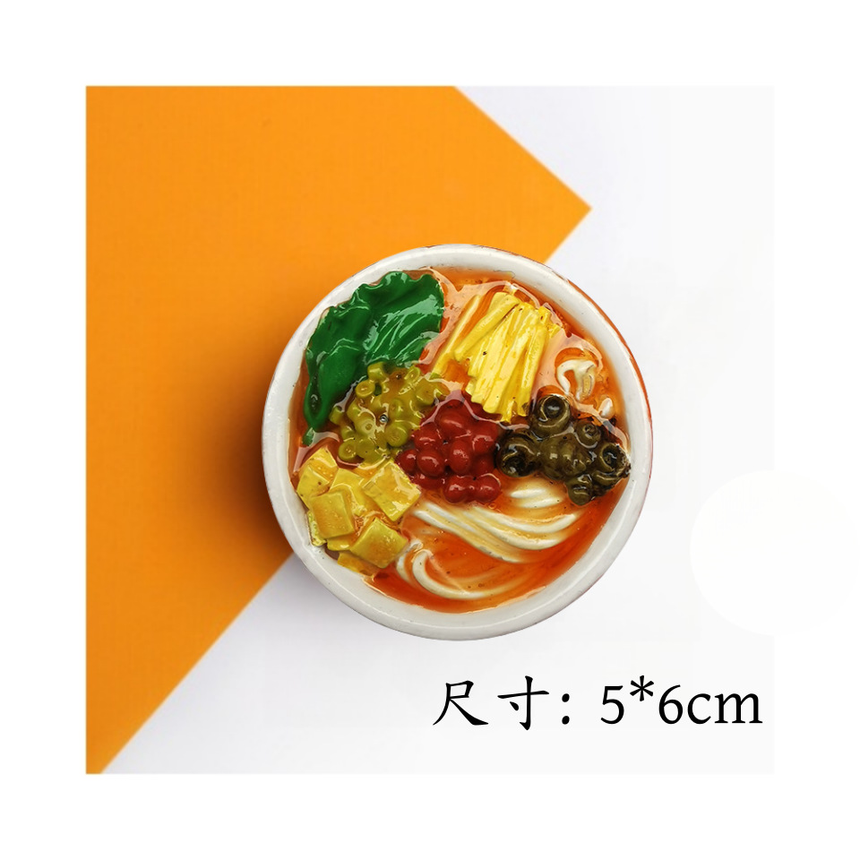 Imán para refrigerador de alta calidad - fideos de caracol a