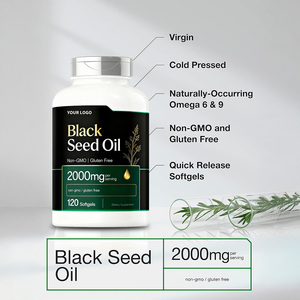 Minyak biji hitam organik suplemen diet OEM minyak biji hitam kapsul Softgel pencernaan kesehatan biji hitam murni minyak antioksidan - Product Image 4