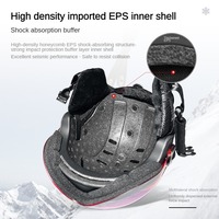 Casque de ski pour adulte MOON, certifié CE, avec lunettes, MS95, double lentille PC+EPS, protection de la tête pour les sports d'hiver en plein air