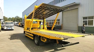 Grúa de Plataforma Plana de Una, Dos o Tres Plataformas para Remolque de Vehículos con Deficiencias y Transporte de Autos Nuevos - Product Image 2
