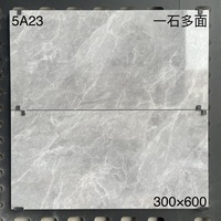 Carreaux d'intérieur en gros de Chine, 300x600mm, antibactériens, résistants à l'usure, texture pierre blanche et grise, épaisseur 8mm, garantie 5 ans