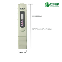 Chine aquarium portable tds mètre inline tds mètre