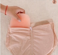 Nouvel ensemble de lingerie sculptante sexy pour femme, design tendance, avec coussinets de hanche en silicone doux et confortables, adhésifs, à maintien moyen