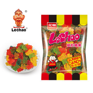 Caramelos de Goma con Forma de Dibujos Animados, Sabor Frutal, Halal, Coloridos, en Bolsa de 1 kg, Venta al por Mayor de Fábrica de Dulces - Product Image 1