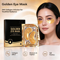 Masque pour les yeux au collagène doré, hydratant, anti-âge, patchs pour les yeux pour le soin de la peau, réduit les rides et les cernes