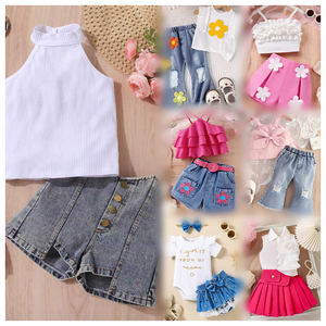 Vente directe usine : Robe d'été décontractée pour filles, style mode enfant, stock de <span class=keywords><strong>vêtements</strong></span> pour enfants, envoi aléatoire, vente en gros de balles de <span class=keywords><strong>vêtements</strong></span> pour enfants - Product Image 5