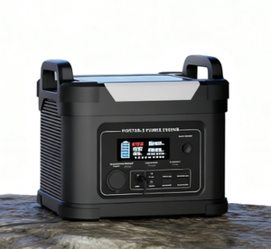 Station d'alimentation portable 2200W 2000WH pour le camping en plein air, batterie de secours solaire pour une utilisation domestique - Product Image 1