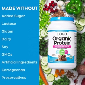 À Venda: <span class=keywords><strong>Shake</strong></span> Nutricional à Base de Plantas, Orgânico, Verde, Vegano, Vitaminas e Proteína em Pó - Product Image 3