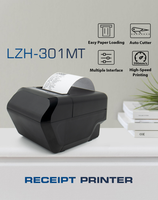 Imprimante thermique de reçus POS monochrome laser YUXIN 72 mm avec coupe automatique, vitesse élevée 300 mm/s, USB/ pour la vente au détail