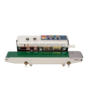 Automatic Horizontal Continuous Plastic Bag Band Food Plastic Film Holding Machine Sealing Sealer Bagging Machine