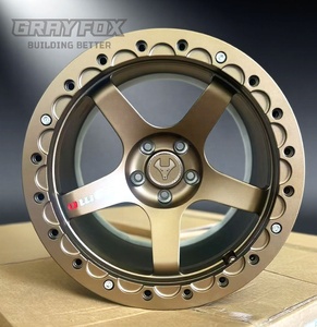 Grayfox ล้อล็อกแบบเว้าลึกออกแบบได้เองขอบ17X 5X114.3ล้อออฟโรดขนาด17-22นิ้วสำหรับ <span class=keywords><strong>Te37</strong></span> 370Z BMW Q50 <span class=keywords><strong>PCD</strong></span> 5X112 - Product Image 1