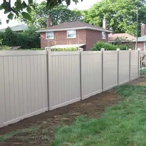 Bahçe çit panelleri 8 ayak beyaz vinil pvc gizlilik çit