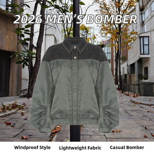 2026 OEM <b>Thin</b> Stand Autumn Lace Zipper <b>Waterproof</b> Windproof Bomber <b>Jacket</b> for Men Custom Windbreaker Coat Polyester Wholesale - Product Image 2