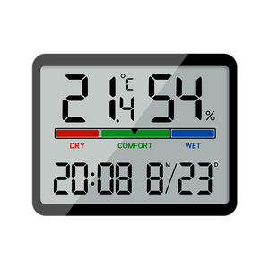 Reloj electrónico Delgado Minimalista Digital LCD Pequeño reloj despertador Temperatura multifuncional - Product Image 3