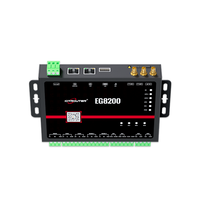 Gateway PLC de Largo Alcance 4G Linux Nodered, Gateway IoT Modbus GSM con Conexión PLC, Compatible con Configuración Remota