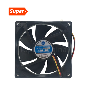 مراوح حرارية تعمل بالكهرباء مبرد بالهواء مبرد بالهواء PC نظام Hvac مروحة تبريد 12 فولت 24 فولت لوحدة التبريد - Product Image 1