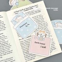 Carnets de notes réutilisables en forme de chat mignon, style Instagram, à déchirer, pour messages et rappels, au design attrayant