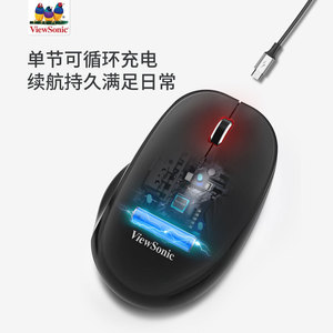 ViewSonic Wireless <b>Mouse</b> 2.4G Dual Mode 7 Buttons Type-C Charging For Office And Gaming Laptops - Product Image 5