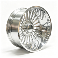 Jantes de camion forgées sur mesure SL 22x12 24x14 26x14 26x16 28X16 30x16 8x165.1 6x139.7 8x170 Polies à rebord profond pour GMC 1500 F150