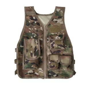 Custom Children's Design Camouflage <b>Tactical</b> <b>Vest</b> With Waterproof Chest Bag Fashionable Polyester Outdoor Clothing - Product Image 3