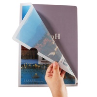 Presse-papiers pliable en plastique PP en forme de L personnalisé classeur de format A4 étanche avec sac de bureau accessoire de page intérieure