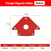 ETOPOO 25/50/75KG Positionneur de soudage, outils auxiliaires de soudage électrique, aimant magnétique à absorption de fer, aimant à angle droit
