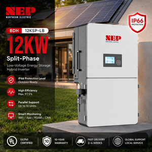 ระบบโซลาร์ไฮบริด NEP ประสิทธิภาพสูง 10kW 12kW สำหรับการใช้ชีวิตแบบออฟกริด พร้อมรองรับระบบไมโครกริด และได้รับการรับรองความปลอดภัย UL1741 - Product Image 4