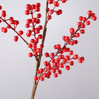Bruiloft Rood fruit Kunstmatige tak Enkel kerstfruit Geluksfruit Schuimfruit Fortuinfruit Kunstmatig fruit Graanbloem