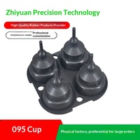 Pistolet de désinfection à diaphragme en caoutchouc silicone de qualité supérieure pour pompe à air 095, corps en caoutchouc 528, micro-piston à quatre cylindres