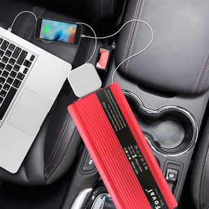 Onduleur de puissance 1300W, 2600W, <span class=keywords><strong>220</strong></span> W, convertisseur à onde sinusoïdale modifiée, <span class=keywords><strong>12</strong></span> <span class=keywords><strong>volts</strong></span>, 24V à AC, 230V, affichage LED, <span class=keywords><strong>adaptateur</strong></span> de puissance avec Cigarette - Product Image 6