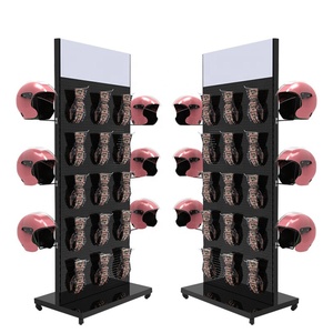 Tầng đứng Mũ đứng Mũ bảo hiểm Kệ hiển thị giá găng tay hiển thị giá xe máy Mũ bảo hiểm hiển thị đứng - Product Image 1