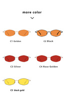 Gafas de Montura Metálica Tricolor, Gafas Ópticas Completas sin Montura, para Hombre y Mujer, para Oficina, Lectura, Duraderas, Más Vendidas