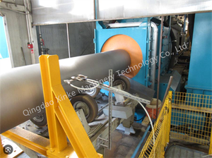 Q69大規模連続フィード鋼パイプショットブラストマシンエンジンリモコン用錆除去金属加工 - Product Image 5