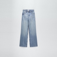Jeans Boyfriend Droit sur Mesure en Denim Premium Taille Haute pour Femmes Fabriqués en Chine