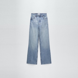 <span class=keywords><strong>Jeans</strong></span> <span class=keywords><strong>boyfriend</strong></span> dritti da donna in denim a vita alta personalizzati in cina - Product Image 3