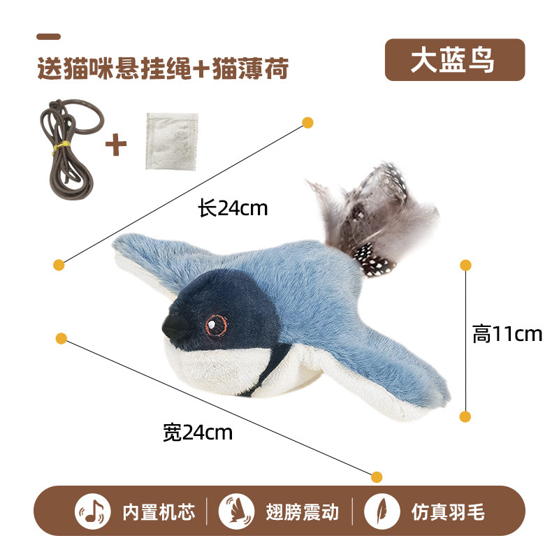 Hola loco, agita el pájaro azul