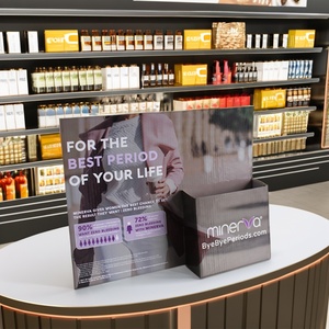 Safeka A4 DL tờ rơi và bảng Brochure đứng sóng các tông chủ cho kinh doanh thẻ an toàn cửa hàng hiển thị Giấy Chủ - Product Image 3